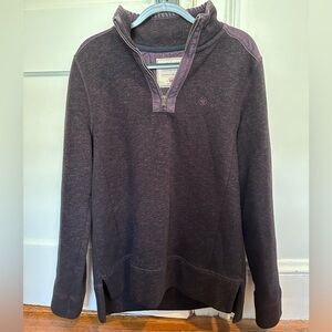 Burgundy Quarter-Zip Fat Face Sweater